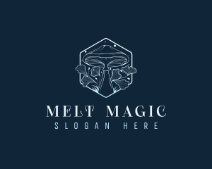 Magical Floral Mushroom logo design