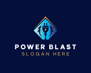 Electric Power Plug logo design