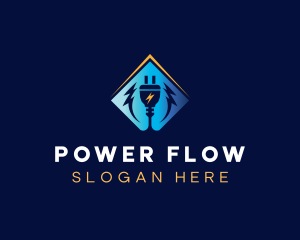 Electric Power Plug logo design