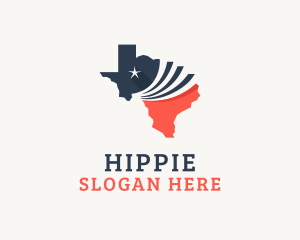 Map - Vintage US Texas Map logo design