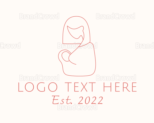 Newborn Mom Breastfeeding Logo