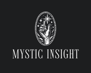 Mystical Cosmic Hand logo design