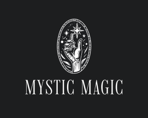 Mystical Cosmic Hand logo design