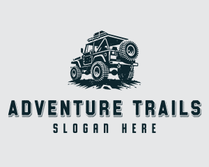 Offroad Jeep Driving logo design