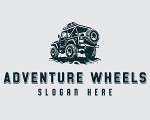 Offroad Jeep Driving logo design