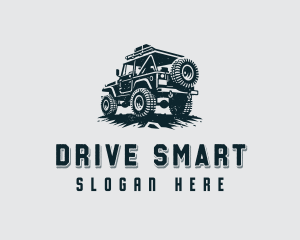 Offroad Jeep Driving logo design