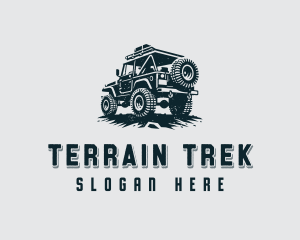 Offroad Jeep Driving logo design