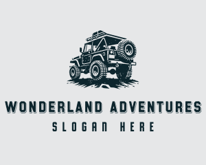 Offroad Jeep Driving logo design