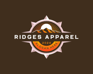 Mountain Compass Adventure logo design