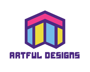 Abstract Mosaic Style Home logo design