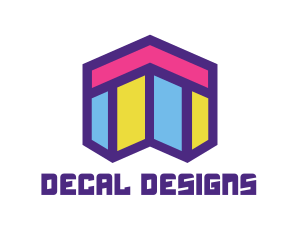 Abstract Mosaic Style Home logo design