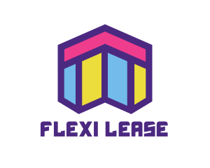 Abstract Mosaic Style Home logo design