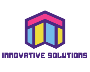 Development - Abstract Mosaic Style Home logo design