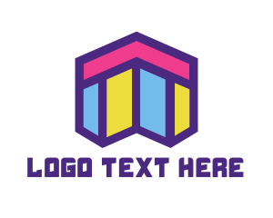 Abstract Mosaic Style Home Logo