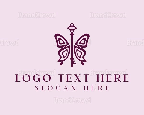 Precious Butterfly Key Logo