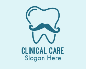 Mustache Dental Clinic  logo design