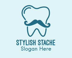 Mustache Dental Clinic  logo design