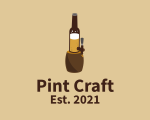 Pint - Craft Beer Tower logo design
