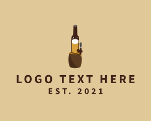 Liquor - Craft Beer Tower logo design