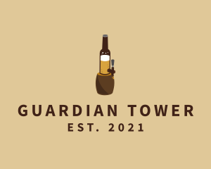 Craft Beer Tower  logo design