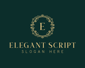 Floral Luxury Boutique Hotel logo design