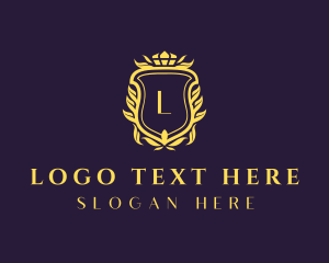 Crest - Shield Royal Boutique logo design