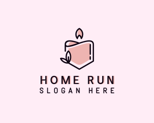 Spa Candle Home Decor logo design