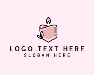 Home Decor - Spa Candle Home Decor logo design