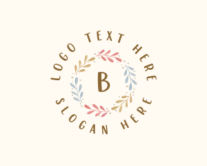 Elegant - Elegant Watercolor Wreath logo design