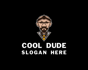 Dude - Old Man Formal logo design