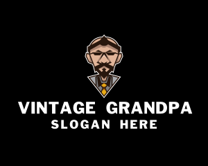 Old Man Formal logo design