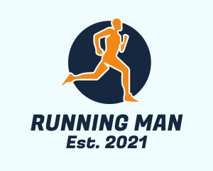 Running Man Sport logo design