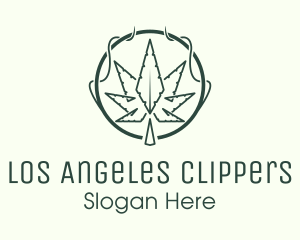 Marijuana Plant Dispensary  Logo