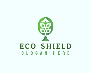 Nature Tree Eco logo design