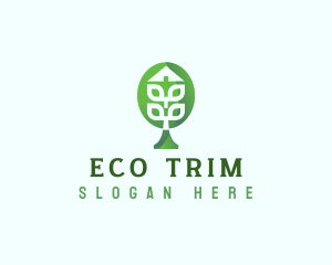 Nature Tree Eco logo design