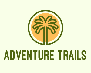 Tropical Adventure Island logo design