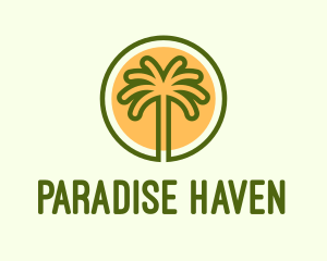 Tropical Adventure Island logo design