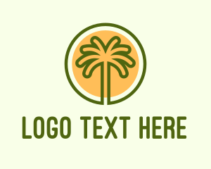 Paradise - Tropical Adventure Island logo design