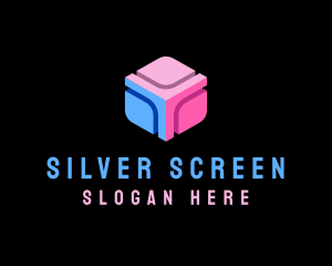 3D Gamer Advertising Cube Logo
