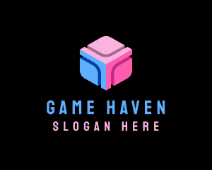 Gamer - 3D Gamer Advertising Cube logo design