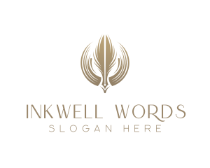 Writing - Blog Writing Quill logo design