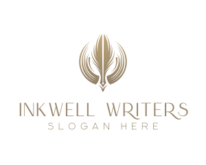 Writing - Blog Writing Quill logo design