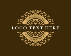 Luxe - Floral Ornament Elegant logo design