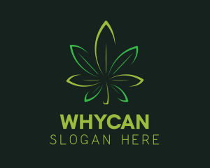 Ejuice - Hemp Weed Leaf logo design