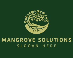 Mangrove - Natural Eco Tree logo design