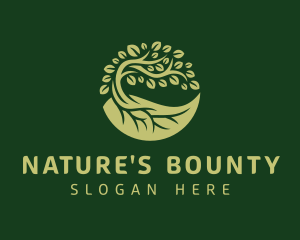 Natural Eco Tree logo design