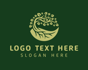 Natural Eco Tree Logo