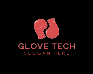 Glove - Red Boxing Gloves logo design