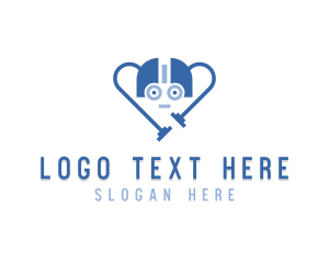 Vacuum Cleaner Robot logo design
