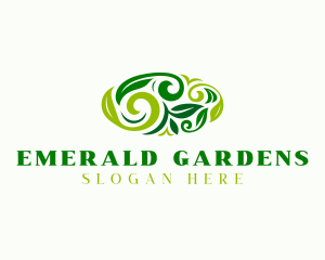 Nature Vegan Gardening logo design